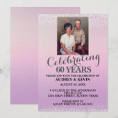Invitation pour les 60 ans (Devant / Derrière)