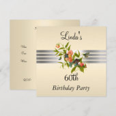 Invitation pour les 60 ans de Cream (Devant / Derrière)