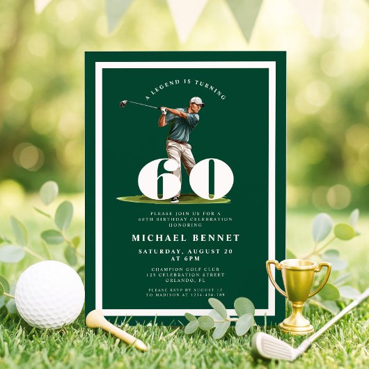 Invitation pour les 60 ans de Green Golf
