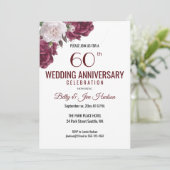 Invitation pour les 60 ans de mariage (Debout devant)