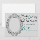 Invitation pour les 60 ans de mariage (Devant / Derrière)