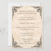 Invitation pour les 60 ans de mariage (Dos)