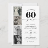 Invitation pour les 60 ans de mariage en bande de (Devant)