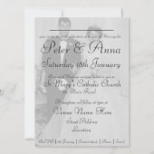 Invitation pour les 60 ans de mariage en diamant (Dos)