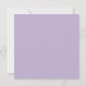 Invitation pour les 60 ans Élégantes Fleurs Violet (Dos)