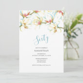 Invitation pour les 60 ans sous les magnolias blan (Debout devant)