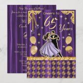 Invitation pour les 65 ans avec des couples de dan (Devant / Derrière)