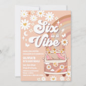 Invitation pour les 6 ans de Retro Rainbow (Devant)