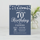 Invitation pour les 70 ans Bleu (Debout devant)
