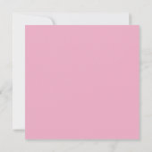 Invitation pour les 79 ans Élégantes fleurs roses (Dos)