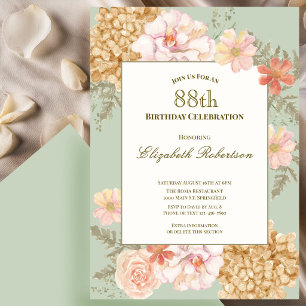 Invitation pour les 88 ans Couleurs d'Automne Flor