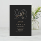 Invitation pour les 90 ans de Modern Black Gold (Debout devant)