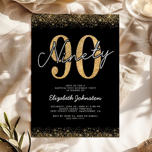 Invitation pour les 90 ans Refined Black Gold