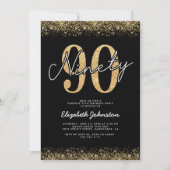 Invitation pour les 90 ans Refined Black Gold (Devant)