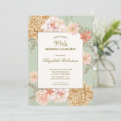 Invitation pour les 99 ans Couleurs d'automne Flor (Debout devant)