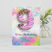 Invitation pour les 9 ans des filles (Debout devant)