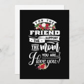 Invitation Pour les amis que j'aime toi (Devant / Derrière)