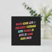 INVITATION POUR LES AVENTURES CRÉATIVES ET LES PERSONNES QUI  (Debout devant)