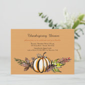 Invitation pour les célébrations d'automne (Debout devant)