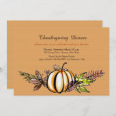 Invitation pour les célébrations d'automne (Devant / Derrière)