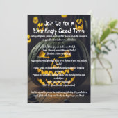 Invitation pour les citrouilles d'Halloween (Debout devant)