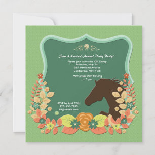 Invitation pour les courses de chevaux du Cercle d