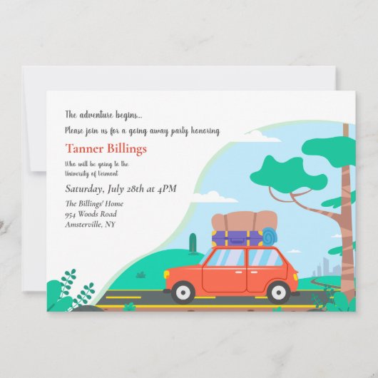 Invitation pour les études supérieures (Devant)