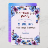 invitation pour les femmes (Devant / Derrière)