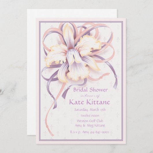 Invitation Pour les femmes seulement © (Devant / Derrière)