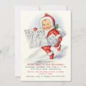 Invitation pour les fêtes d'anniversaire extra (Devant)