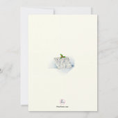 Invitation pour les fêtes d'anniversaire extra (Dos)