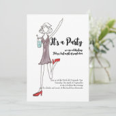 Invitation pour les filles à sortir le soir (Debout devant)