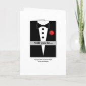 Invitation pour les garçons d'honneur de SON avec (Dos)