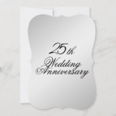 Invitation pour les Noces d'Argent (Devant)