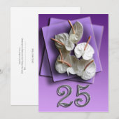 Invitation pour les Noces d'Argent (Devant / Derrière)