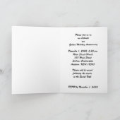 Invitation pour les Noces d'Or - 50 Ans (Intérieur)