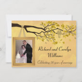 Invitation pour les oiseaux de l'amour - Anniversa (Devant)