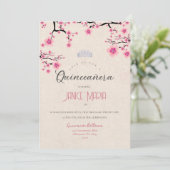 Invitation pour les quinze ans sous les fleurs de  (Debout devant)