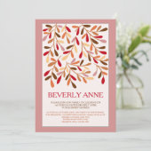 Invitation pour les seize ans avec accent (Debout devant)