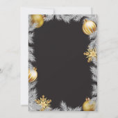 Invitation pour les vacances de Noël (Dos)