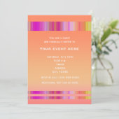 Invitation pour l'événement de fête des couleurs d (Debout devant)