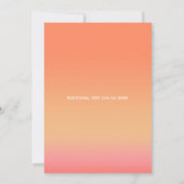 Invitation pour l'événement de fête des couleurs d (Dos)