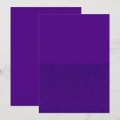 Invitation pour l'événement Violet Semi-Pailleté – (Devant / Derrière)
