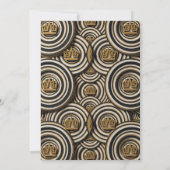 Invitation pour l'événement VIP en or 3D en couche (Dos)