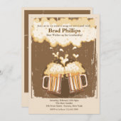 Invitation pour lever un verre de bière (Devant / Derrière)