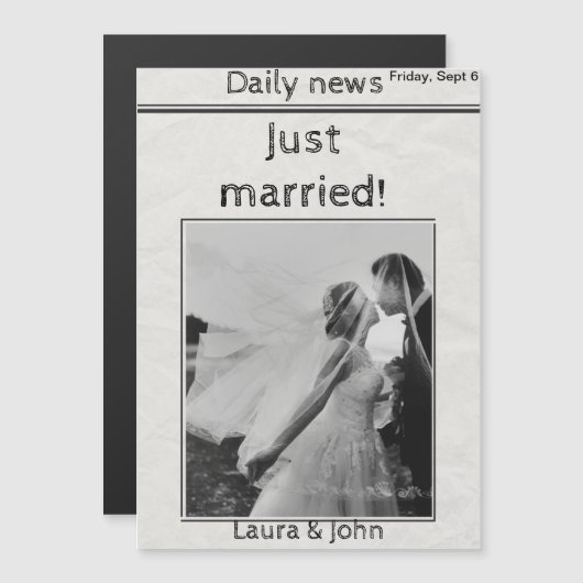 Invitation pour mariage et fêtes (Devant / Derrière)