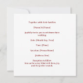 Invitation pour mariage Tennis Save the date (Dos)