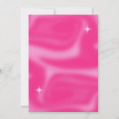 Invitation Pour Mon Anniversaire De Double Chiffres Rose 10 A (Dos)