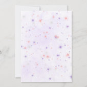 Invitation Pour mon anniversaire Era rose violet Pastel Anniv (Dos)