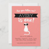 Invitation pour mon premier anniversaire (Devant)